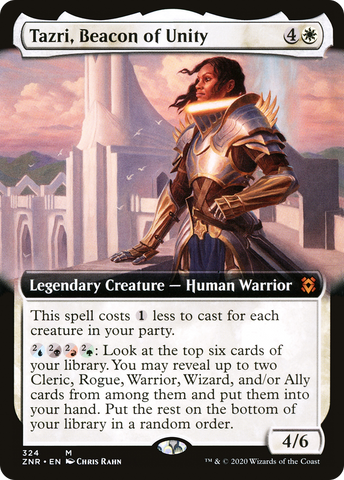 Tazri, Beacon of Unity (Extended Art) [Zendikar Rising] - The Mythic Store | 24h Order Processing