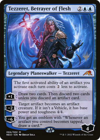 Tezzeret, Betrayer of Flesh (Promo Pack) [Kamigawa: Neon Dynasty Promos] - The Mythic Store | 24h Order Processing
