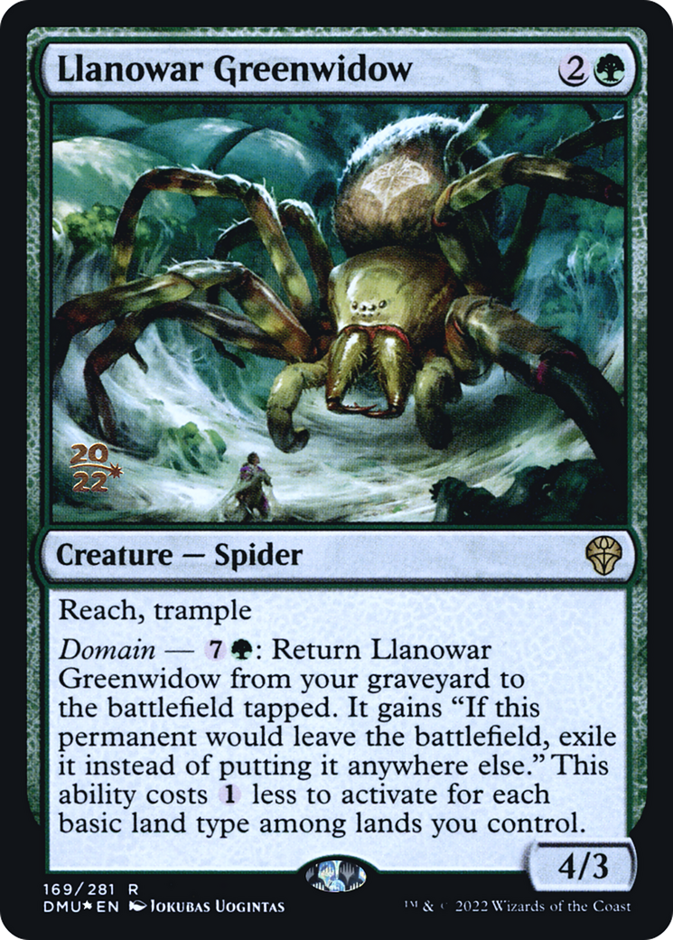Llanowar Greenwidow [Dominaria United Prerelease Promos] - The Mythic Store | 24h Order Processing