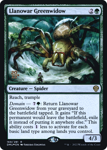 Llanowar Greenwidow [Dominaria United Prerelease Promos] - The Mythic Store | 24h Order Processing
