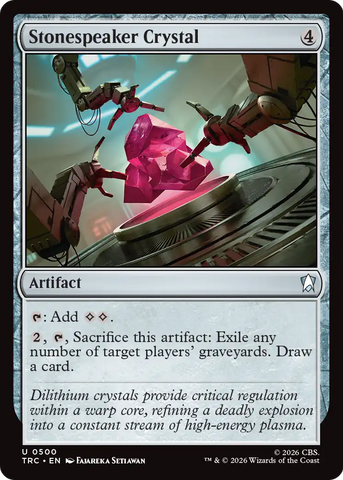 Stonespeaker Crystal (Surge Foil) [Star Trek Commander]