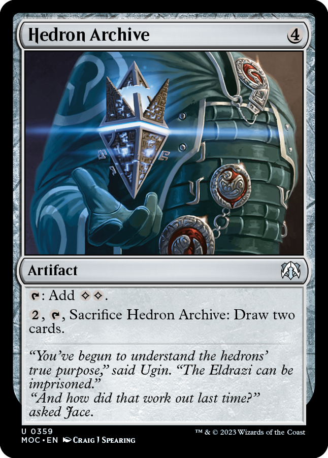 Hedron Archive [March of the Machine Commander] - The Mythic Store | 24h Order Processing