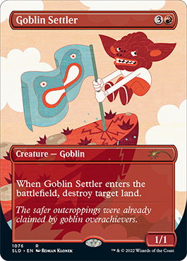 Goblin Settler (Borderless) [Secret Lair Drop Series] - The Mythic Store | 24h Order Processing