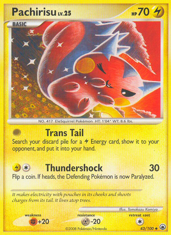 Pachirisu (43/100) [Diamond & Pearl: Majestic Dawn] - The Mythic Store | 24h Order Processing