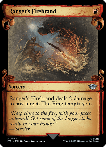 Ranger's Firebrand [The Lord of the Rings: Tales of Middle-Earth Showcase Scrolls] - The Mythic Store | 24h Order Processing