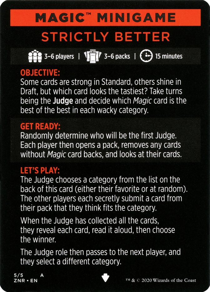 Strictly Better (Magic Minigame) [Zendikar Rising Minigame] - The Mythic Store | 24h Order Processing