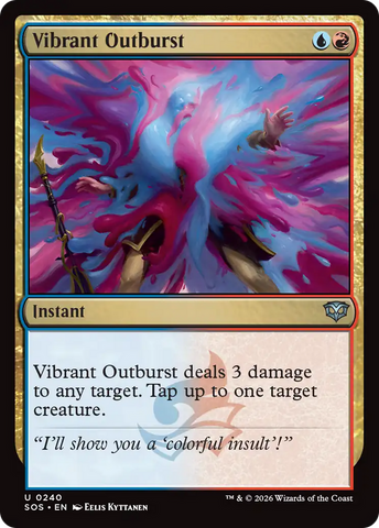 Vibrant Outburst [Secrets of Strixhaven] - The Mythic Store | 24h Order Processing