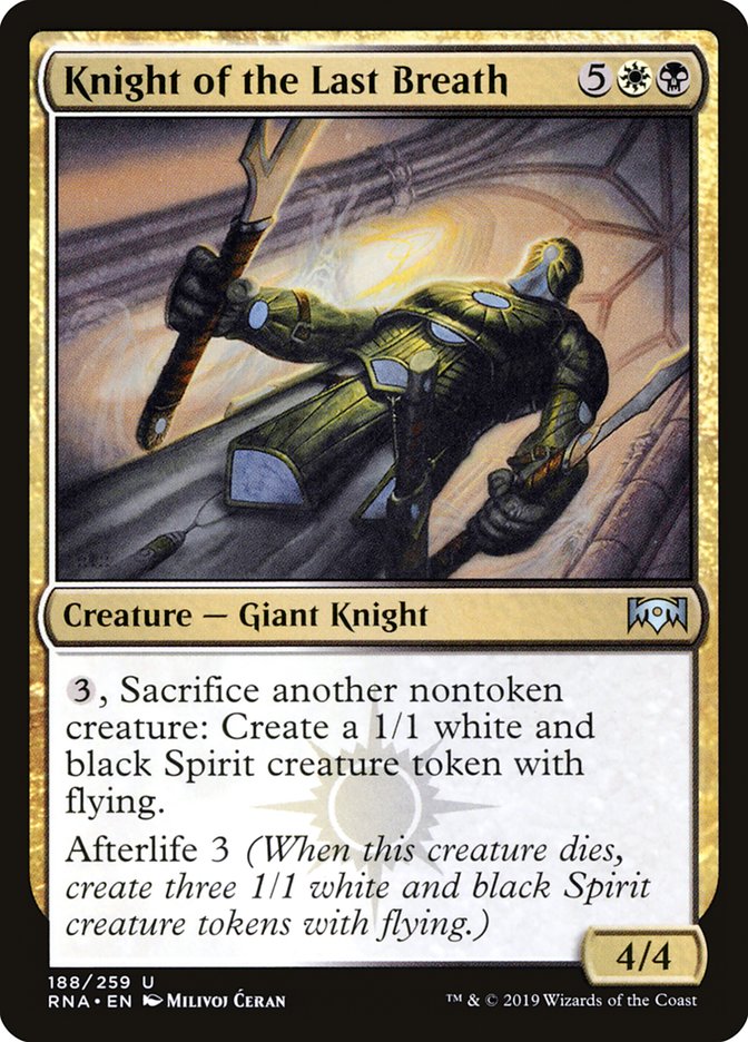 Knight of the Last Breath [Ravnica Allegiance] - The Mythic Store | 24h Order Processing