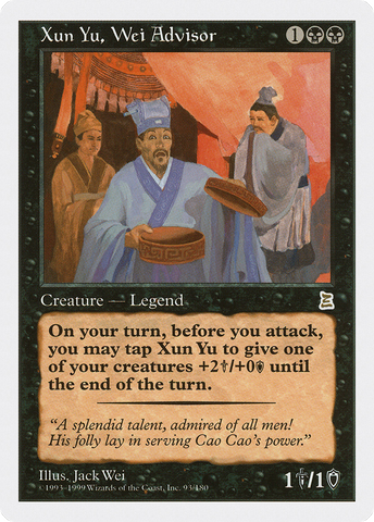 Xun Yu, Wei Advisor [Portal Three Kingdoms] - The Mythic Store | 24h Order Processing