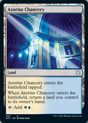 Azorius Chancery [Dungeons & Dragons: Adventures in the Forgotten Realms Commander] - The Mythic Store | 24h Order Processing