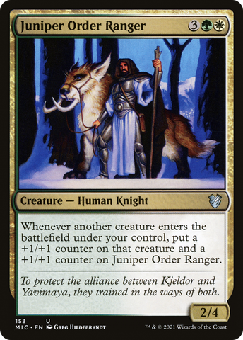 Juniper Order Ranger [Innistrad: Midnight Hunt Commander] - The Mythic Store | 24h Order Processing