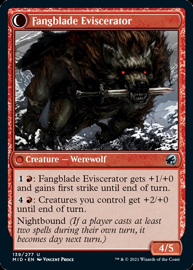 Fangblade Brigand // Fangblade Eviscerator [Innistrad: Midnight Hunt] - The Mythic Store | 24h Order Processing