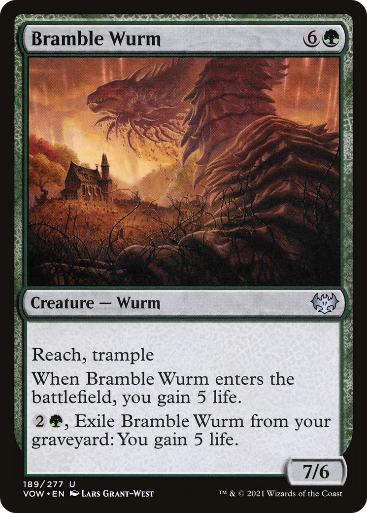 Bramble Wurm [Innistrad: Crimson Vow] - The Mythic Store | 24h Order Processing