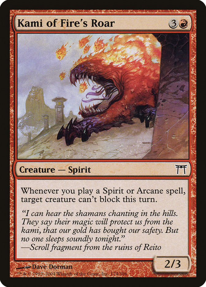 Kami of Fire's Roar [Champions of Kamigawa] - The Mythic Store | 24h Order Processing