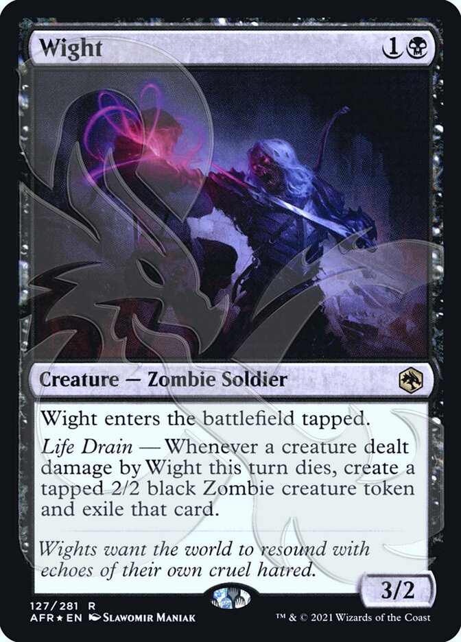 Wight (Ampersand Promo) [Dungeons & Dragons: Adventures in the Forgotten Realms Promos] - The Mythic Store | 24h Order Processing