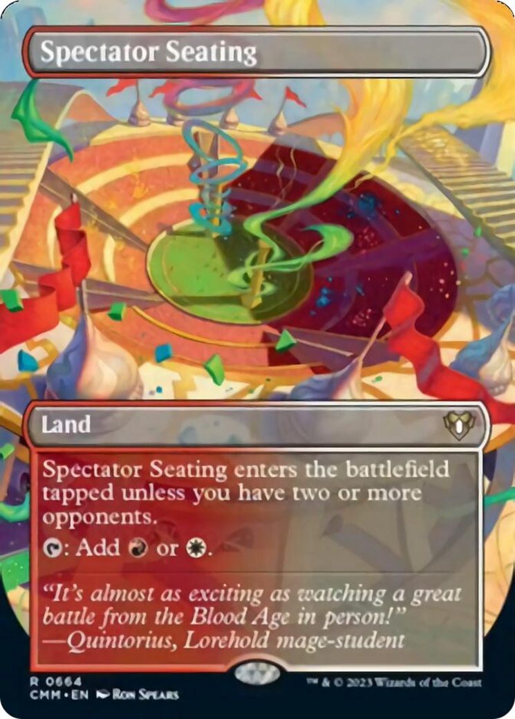Spectator Seating (Borderless Alternate Art) [Commander Masters] - The Mythic Store | 24h Order Processing