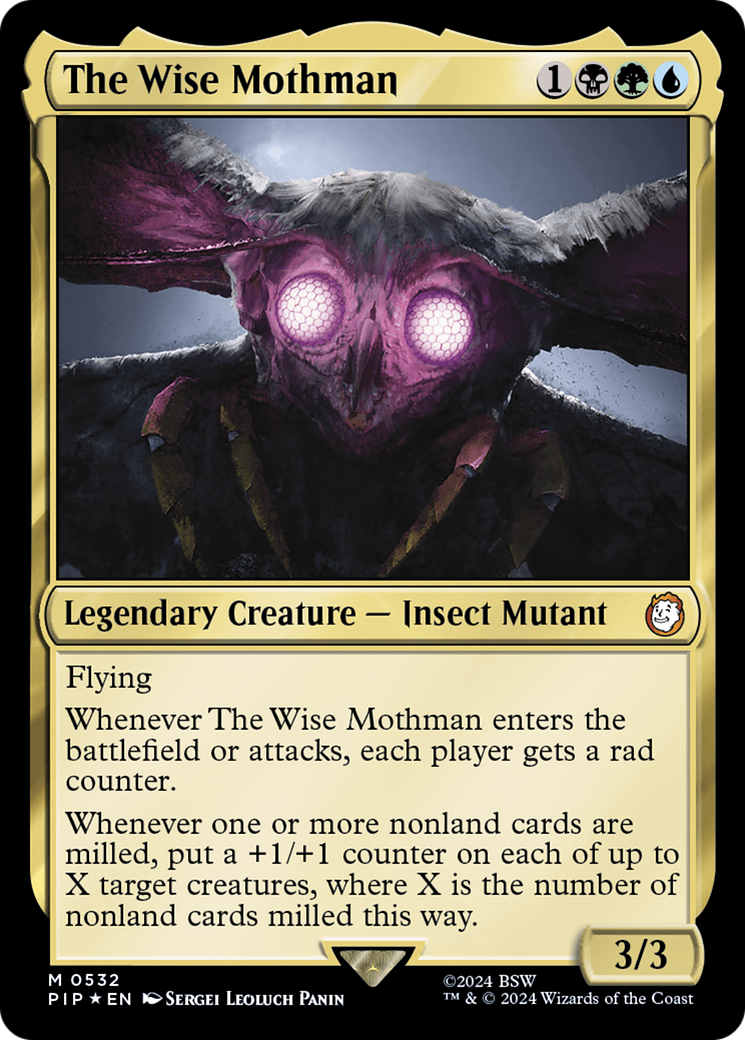 The Wise Mothman (Surge Foil) [Fallout] - The Mythic Store | 24h Order Processing