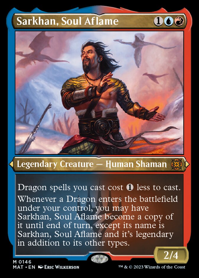 Sarkhan, Soul Aflame (Foil Etched) [March of the Machine: The Aftermath] - The Mythic Store | 24h Order Processing