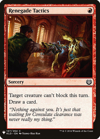 Renegade Tactics [Mystery Booster] - The Mythic Store | 24h Order Processing