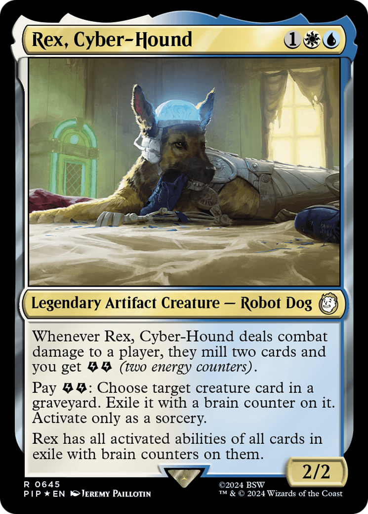 Rex, Cyber-Hound (Surge Foil) [Fallout] - The Mythic Store | 24h Order Processing