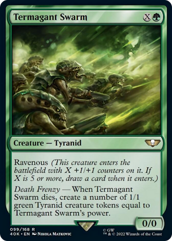 Termagant Swarm (Surge Foil) [Warhammer 40,000] - The Mythic Store | 24h Order Processing