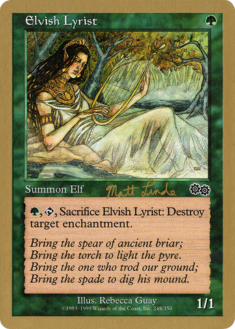 Elvish Lyrist (Matt Linde) [World Championship Decks 1999] - The Mythic Store | 24h Order Processing
