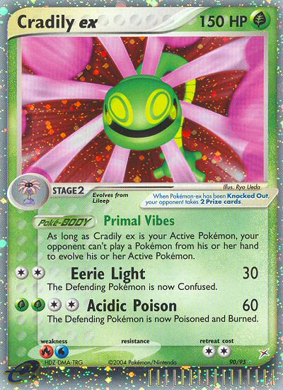 Cradily ex (90/95) [EX: Team Magma vs Team Aqua] - The Mythic Store | 24h Order Processing