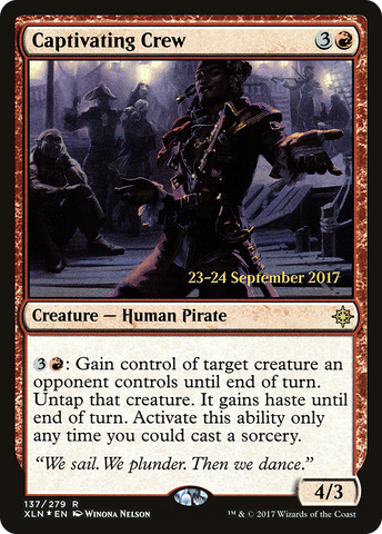 Captivating Crew [Ixalan Prerelease Promos] - The Mythic Store | 24h Order Processing