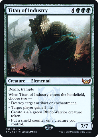Titan of Industry [Streets of New Capenna Prerelease Promos] - The Mythic Store | 24h Order Processing