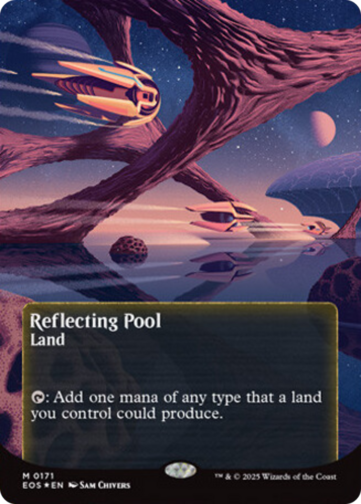 Reflecting Pool (0171) (Borderless) (Galaxy Foil) [Edge of Eternities: Stellar Sights] - The Mythic Store | 24h Order Processing