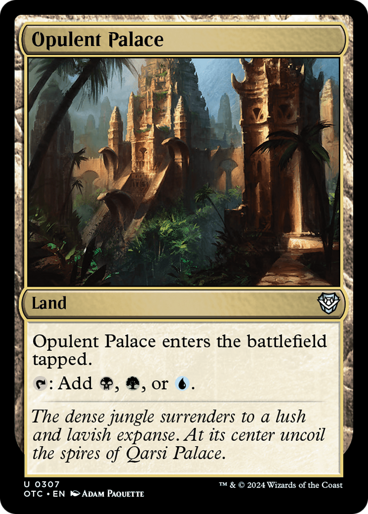 Opulent Palace [Outlaws of Thunder Junction Commander] - The Mythic Store | 24h Order Processing