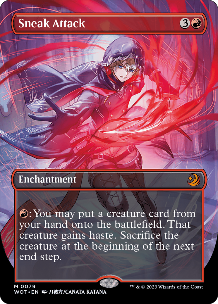 Sneak Attack (Anime Borderless) [Wilds of Eldraine: Enchanting Tales] - The Mythic Store | 24h Order Processing
