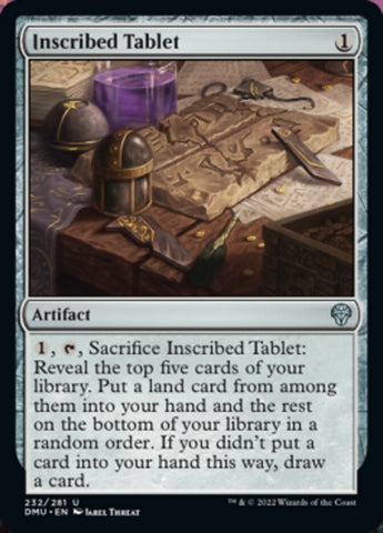 Inscribed Tablet [Dominaria United] - The Mythic Store | 24h Order Processing
