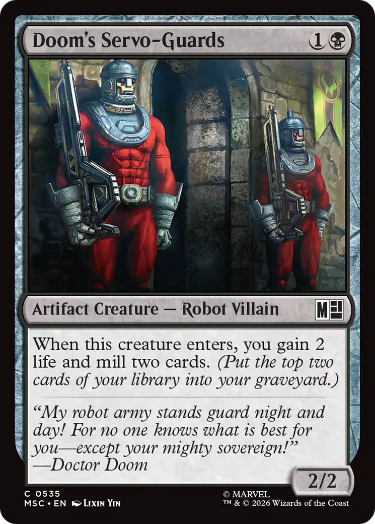 Doom's Servo-Guards [Marvel Super Heroes Commander] - The Mythic Store | 24h Order Processing