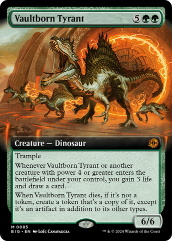 Vaultborn Tyrant (Extended Art) [Outlaws of Thunder Junction: The Big Score] - The Mythic Store | 24h Order Processing