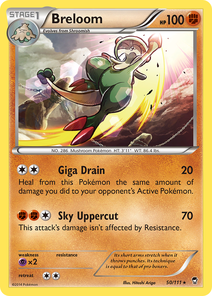 Breloom (50/111) [XY: Furious Fists] - The Mythic Store | 24h Order Processing