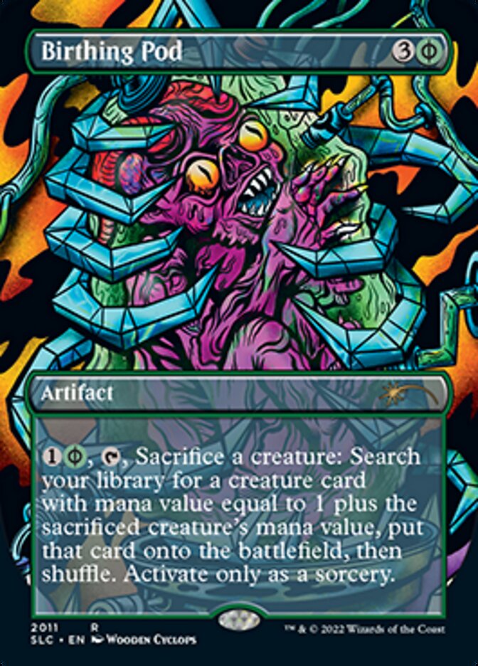 Birthing Pod (Borderless Alternate Art) [Secret Lair Countdown Kit] - The Mythic Store | 24h Order Processing