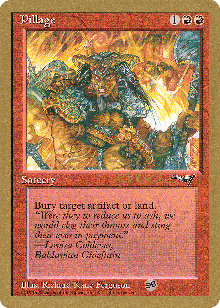 Pillage (Paul McCabe) (SB) [World Championship Decks 1997] - The Mythic Store | 24h Order Processing