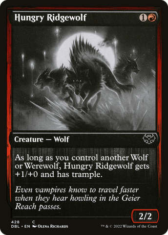 Hungry Ridgewolf [Innistrad: Double Feature] - The Mythic Store | 24h Order Processing