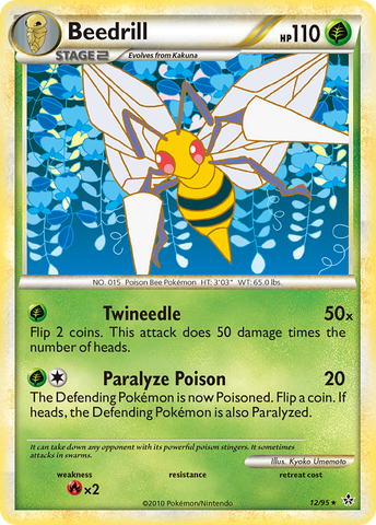 Beedrill (12/95) [HeartGold & SoulSilver: Unleashed] - The Mythic Store | 24h Order Processing