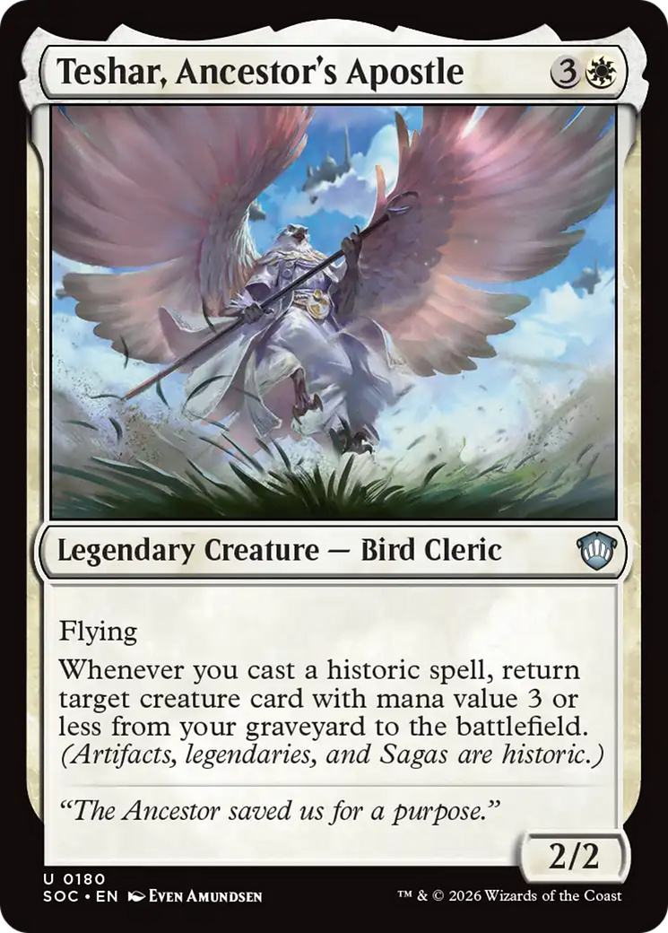 Teshar, Ancestor's Apostle [Secrets of Strixhaven Commander] - The Mythic Store | 24h Order Processing
