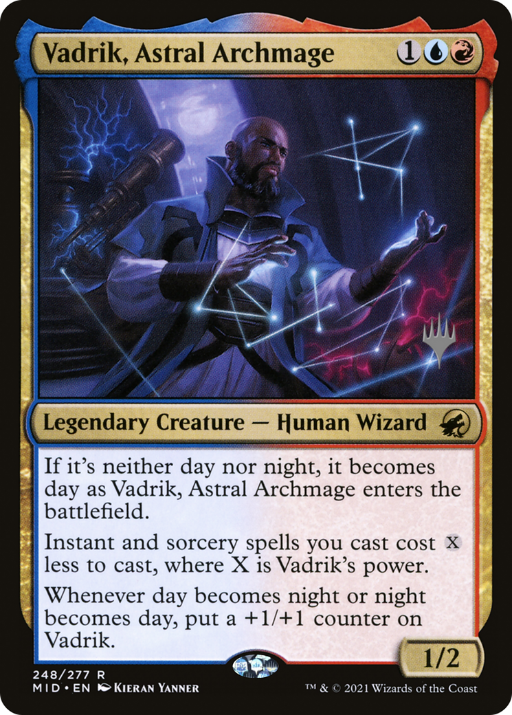 Vadrik, Astral Archmage (Promo Pack) [Innistrad: Midnight Hunt Promos] - The Mythic Store | 24h Order Processing