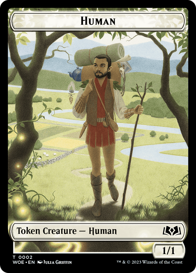 Human Token [Wilds of Eldraine Tokens] - The Mythic Store | 24h Order Processing