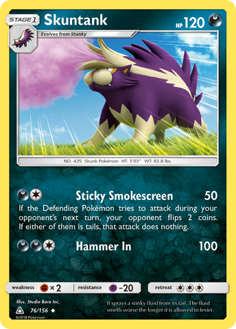 Skuntank (76/156) [Sun & Moon: Ultra Prism] - The Mythic Store | 24h Order Processing
