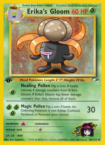 Erika's Gloom (45/132) [Gym Heroes 1st Edition] - The Mythic Store | 24h Order Processing