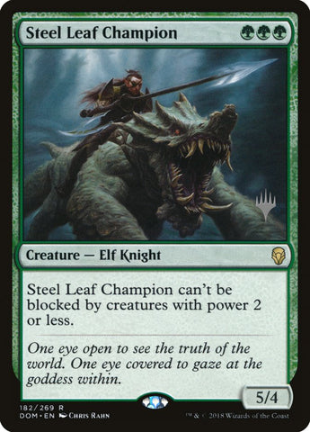 Steel Leaf Champion (Promo Pack) [Dominaria Promos] - The Mythic Store | 24h Order Processing