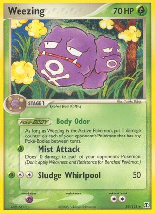 Weezing (33/113) (Stamped) [EX: Delta Species] - The Mythic Store | 24h Order Processing