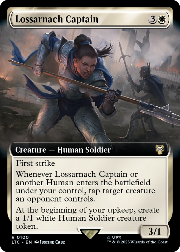 Lossarnach Captain (Extended Art) [The Lord of the Rings: Tales of Middle-Earth Commander] - The Mythic Store | 24h Order Processing