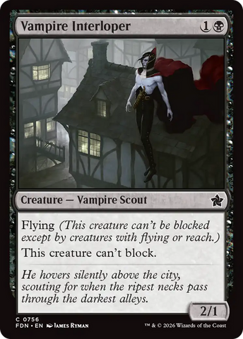 Vampire Interloper (0756) [Foundations] - The Mythic Store | 24h Order Processing