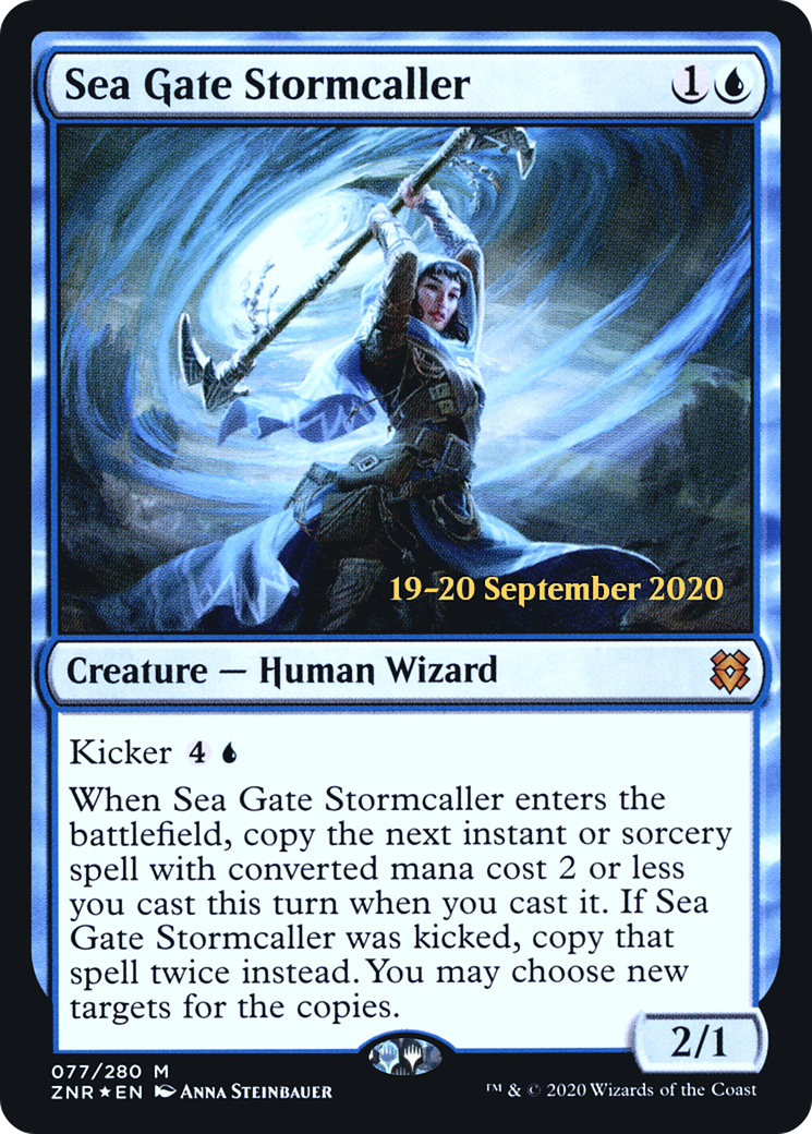 Sea Gate Stormcaller [Zendikar Rising Prerelease Promos] - The Mythic Store | 24h Order Processing